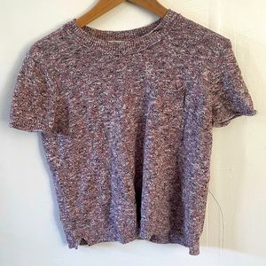 Madewell front pocket knitted tee - XXS